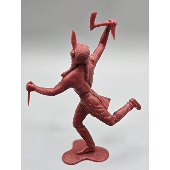 Vintage Marx Native American Indian Figures 6" 1964 LOT OF 4 - Picture 15 of 16